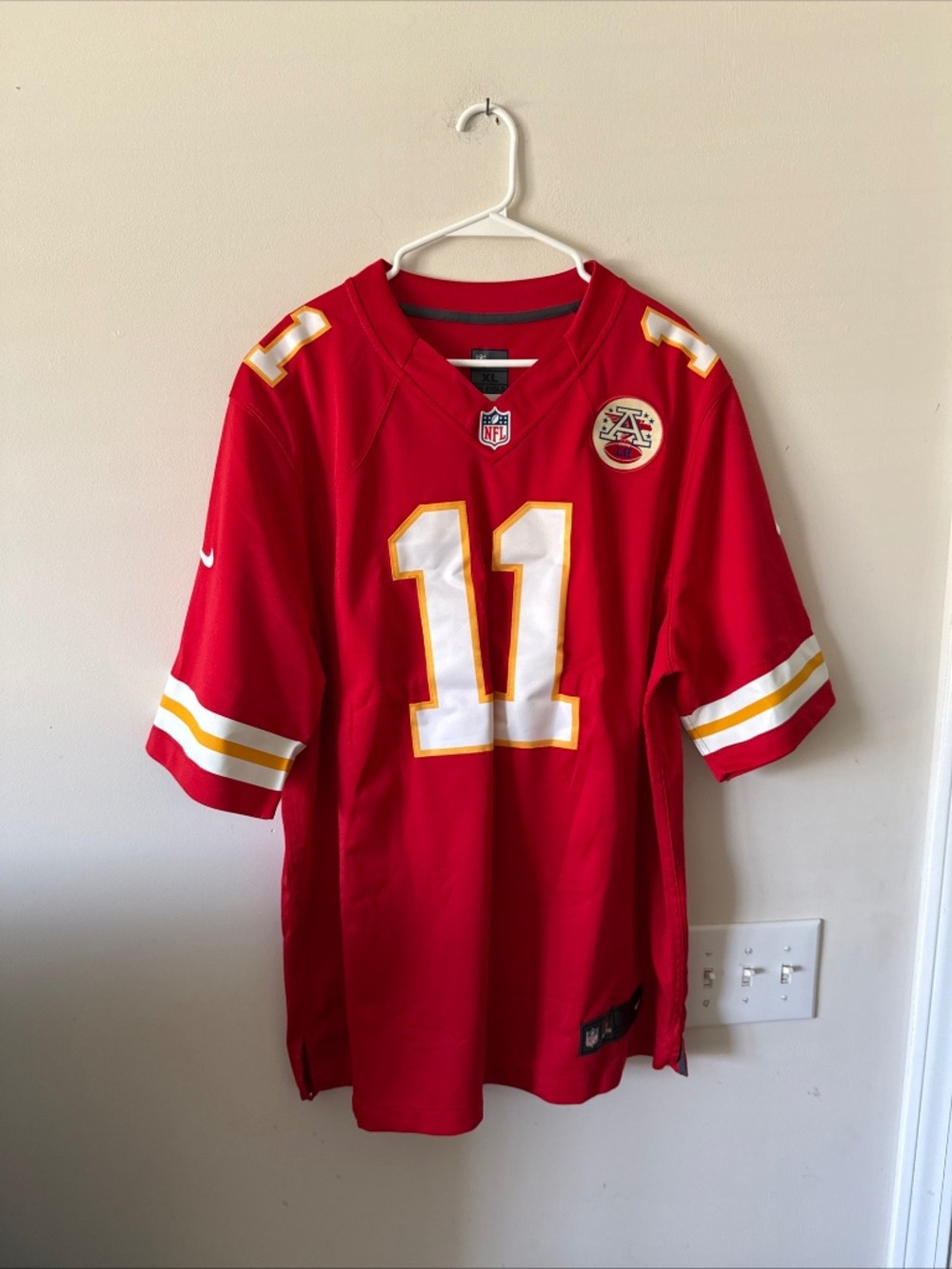 MEN’S NIKE ALEX SMITH #11 KANSAS CITY CHIEFS LIMITED NFL JERSEY SZ XL - RARE